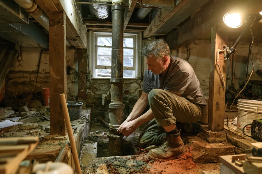 A plumber